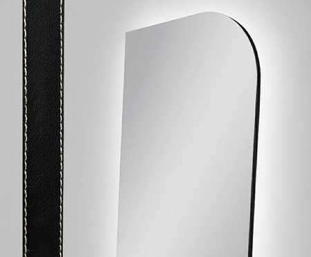 Espelho com Led Smart Bahrein Preto | Westwing