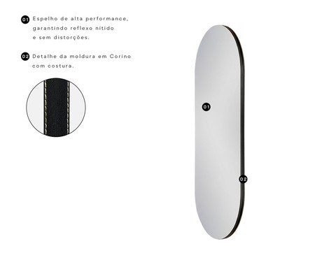 Espelho com Led Smart Doha Caramelo | Westwing