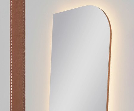 Espelho com Led Smart Bahrein Caramelo | Westwing