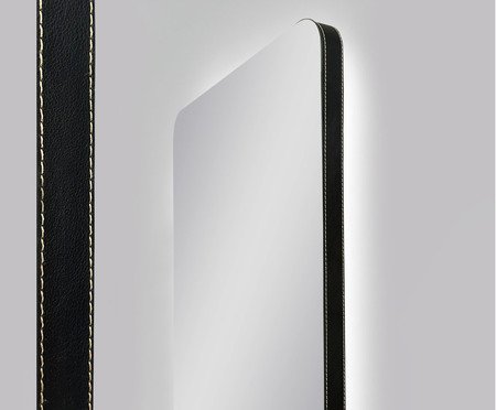 Espelho com Led Smart Jordânia Preto | Westwing