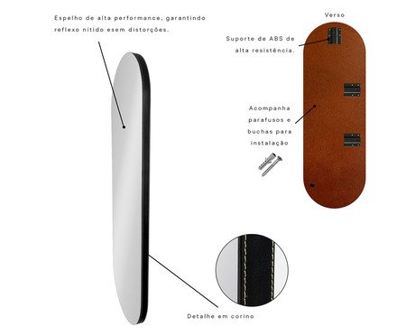 Espelho Doha Preto | Westwing