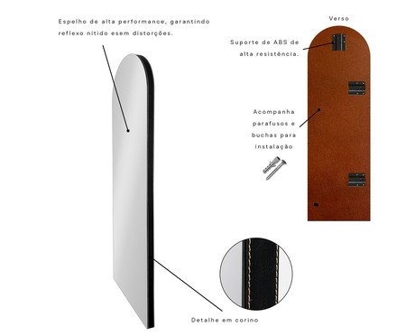 Espelho Marrocos Preto | Westwing