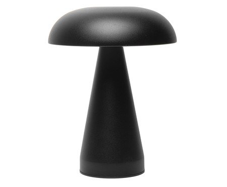 Luminária de Mesa Tons Mushroom Preta | Westwing