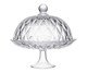 Prato Para Bolo com Pé e Tampa Diamond Cristal, transparent | WestwingNow