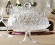 Prato Para Bolo com Pé e Tampa Diamond Cristal, transparent | WestwingNow