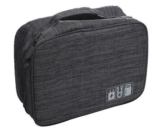 Organizador de Cabos com Alça Cinza Mix, grey | WestwingNow