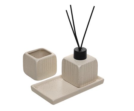 Jogo Para Banheiro Slate Creme | Westwing