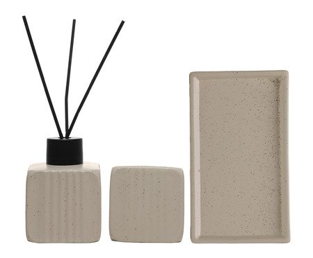 Jogo Para Banheiro Slate Creme | Westwing