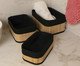 Jogo de Cestos com Forro em Tecido Preto em Bambu, black | WestwingNow