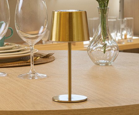 Luminária de Mesa Tons Elara Dourada | Westwing