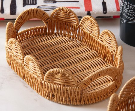 Cesta Botânica Rattan | Westwing