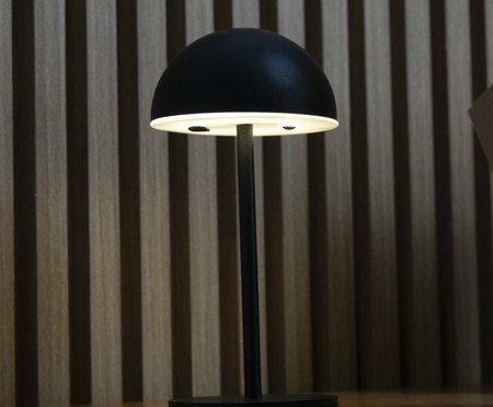 Luminária de Mesa Tons Eclipse Preta | Westwing