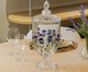 Suqueira com Pé e Tampa Lavanda Hand Painting, transparent | WestwingNow