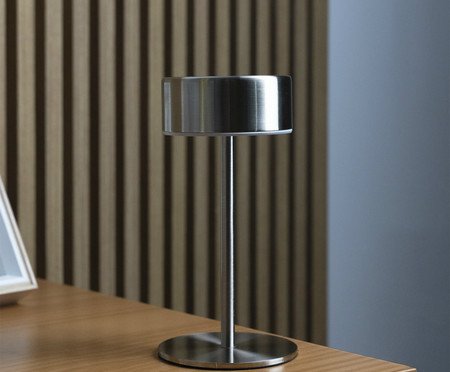 Luminária de Mesa Tons Lyra Prata | Westwing