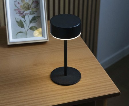 Luminária de Mesa Tons Lyra Preta | Westwing