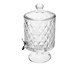Suqueira Bold com Pé e Tampa Diamond, transparent | WestwingNow