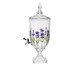 Suqueira com Pé e Tampa Lavanda Hand Painting, transparent | WestwingNow