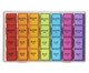 Porta-Comprimidos Semanal Diário Colorido, multicolor | WestwingNow