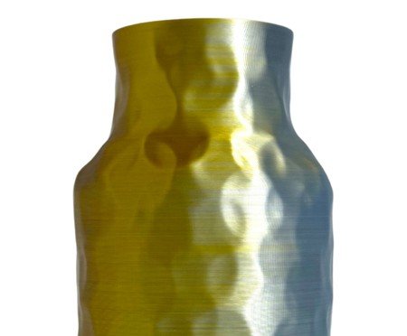 Vaso Industrial Chic Prata E Dourado | Westwing