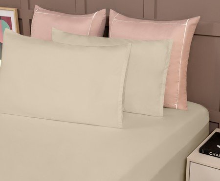 Fronha Avulsa Alure Washed Bege | Westwing