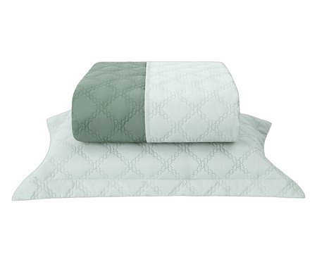 Jogo de Cobre-Leito Nuance Dupla Face Verde Malva Verde Floresta | Westwing