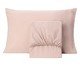 Jogo de Lençol Alure Washed Rose, Rose | WestwingNow