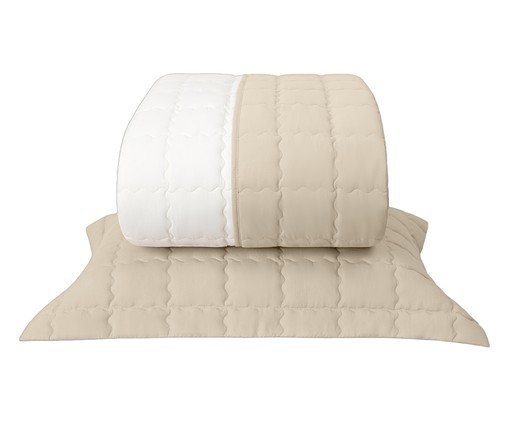 Jogo de Cobre-Leito Alure Washed Bege Palha, beige | WestwingNow