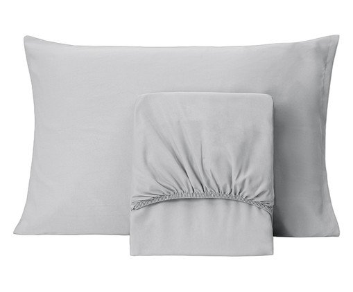 Jogo de Lençol Alure Washed Cinza, grey | WestwingNow