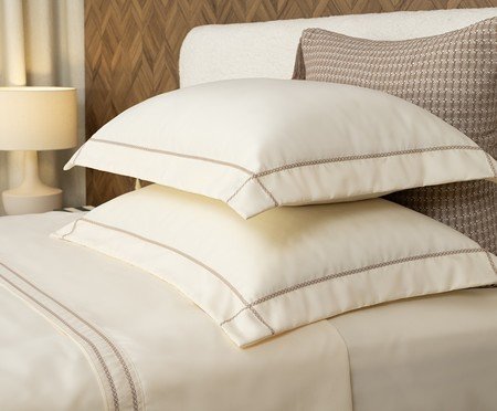 Jogo de Lençol Telares Bege | Westwing