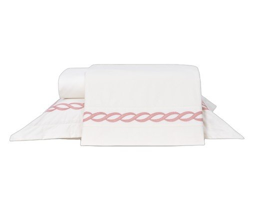 Jogo de Lençol Francis Rose 200 Fios, Rose | WestwingNow