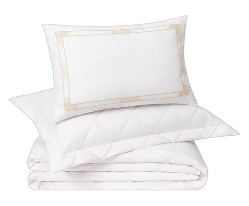 Jogo de Cobre-Leito Coordenado Madrid Branco 200 Fios, white | WestwingNow