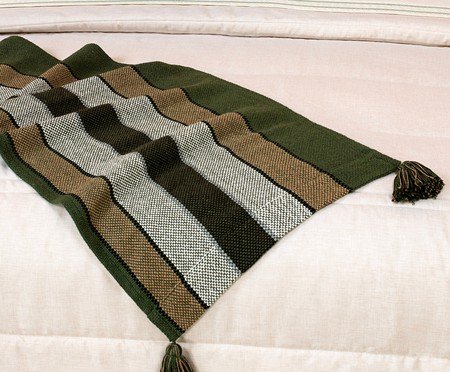 Peseira Milazo Listrado Verde | Westwing