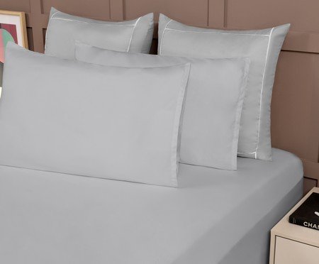 Fronha Avulsa Alure Washed Cinza | Westwing