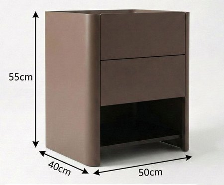 Mesa de Cabeceira Inteligente Smart Innovare Capuccino | Westwing