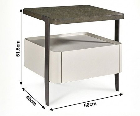 Mesa de Cabeceira Inteligente Smart Clean Vainilla | Westwing