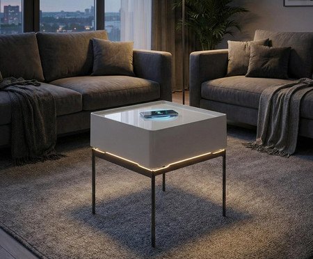 Mesa de Cabeceira Inteligente Smart Tech | Westwing