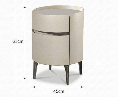 Mesa de Cabeceira Inteligente Smart Illusion Vainilla | Westwing