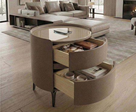 Mesa de Cabeceira Inteligente Smart Illusion Capuccino | Westwing