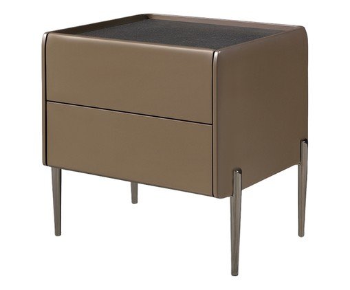 Mesa de Cabeceira Inteligente Smart Orion Capuccino, brown | WestwingNow