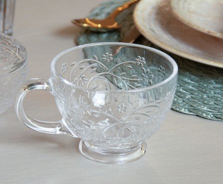 Xícara em Cristal para Chá Daisy | Westwing