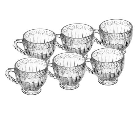 Jogo de Xícaras em Cristal para Chá Fruit | Westwing