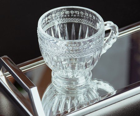 Jogo de Xícaras em Cristal para Chá Linea | Westwing