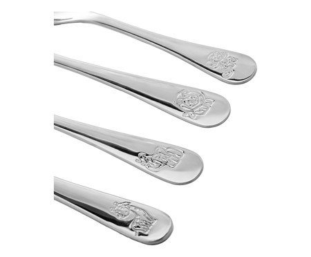 Jogo de Talheres em Aço Inox Zoo Kids | Westwing