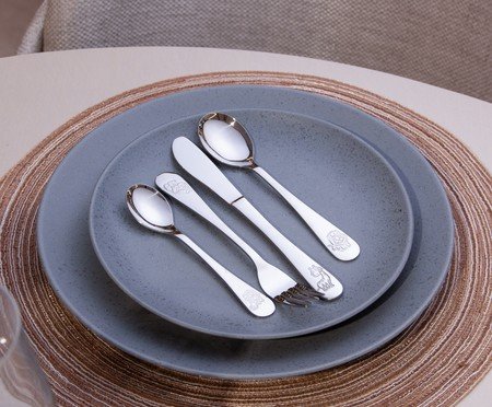 Jogo de Talheres em Aço Inox Zoo Kids | Westwing