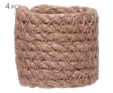 Jogo de Anéis para Guardanapo Trama | Westwing