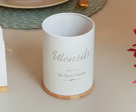 Porta-utensílios Olina Off-white | Westwing