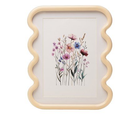 Porta-retrato Ondelle Creme | Westwing