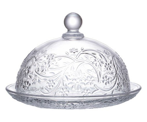 Queijeira em Cristal Daisy, transparent | WestwingNow