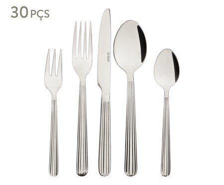 Faqueiro em Aço Inox Manchester | Westwing