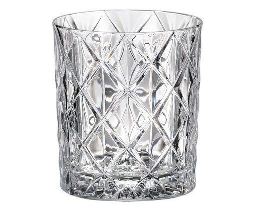 Copo baixo Memphis em cristal, transparent | WestwingNow